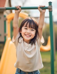 Fototapeta premium Child in playground 