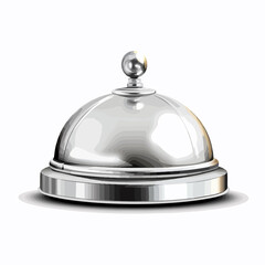 Restaurant Bell Service Vector Illustration Isolated