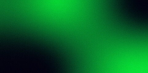 Green gradient background. Grainy dark Green Color gradient abstract background, noise texture effect .Vintage Green Gradient Background for cover .Green metal wall. Illustration. 