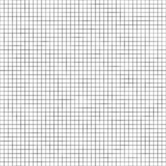 Seamless abstract geometric pattern with a simple grid of little black squares on a white background. Irregular thin lines. Vector illustration.