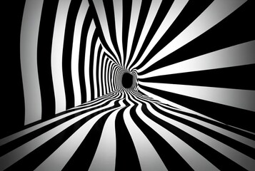 Op Art – Use optical illusions created with lines and shapes t