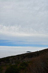 osorno vulcano view from refugio teskie road sunset vacation travel