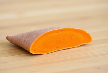 Sweet Potato Slice Sliced sweet potato showcasing its vibrant or