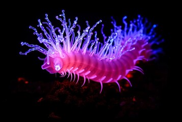 _ . Hydrothermal Vent Worm A worm that thrives in the heat of hy
