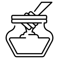 Nutrition Pack Icon,Honey line Icon