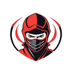  Ninja code vector logo design Suitable for business, web, computer, security and technology , isolated on white background