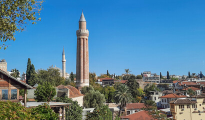 A look at Yivli Minaret Mosque in Antalya, Turkey.