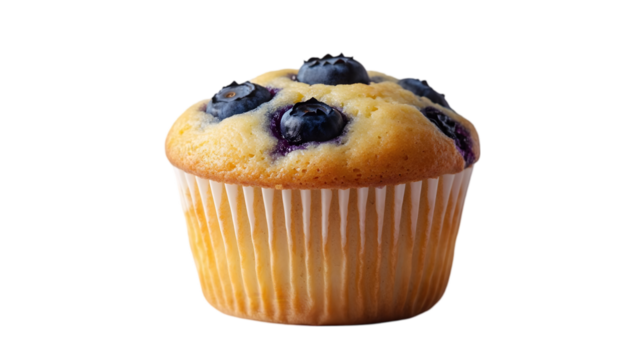 Blueberry Muffin - Baked Goods, Delicious Treat, Close Up Photo