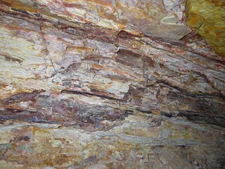 stone wall texture in a cave