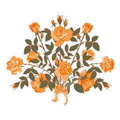 Bouquet of yellow roses