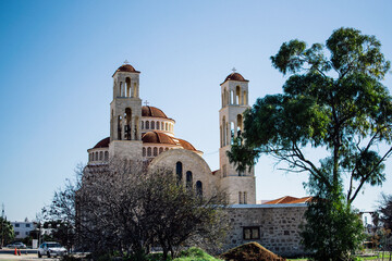 Fototapeta premium Agioi Anargyroi church at Paphos, Cyprus