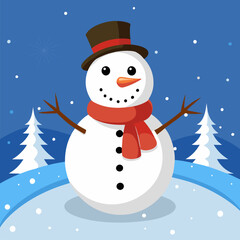 Winter holidays with our snowman vector illustrations: it's time to prepare for miracles.
