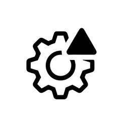 gear icon on white