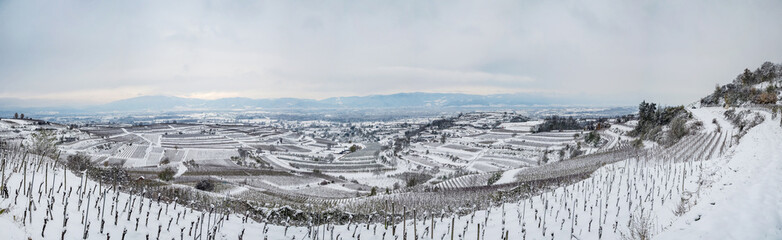Schambachtal mit schnee