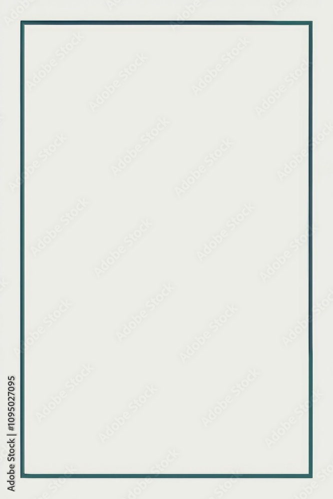 Aufkleber simple green frame border. elegant minimalist frame, ideal for presentations or invitations. clean d