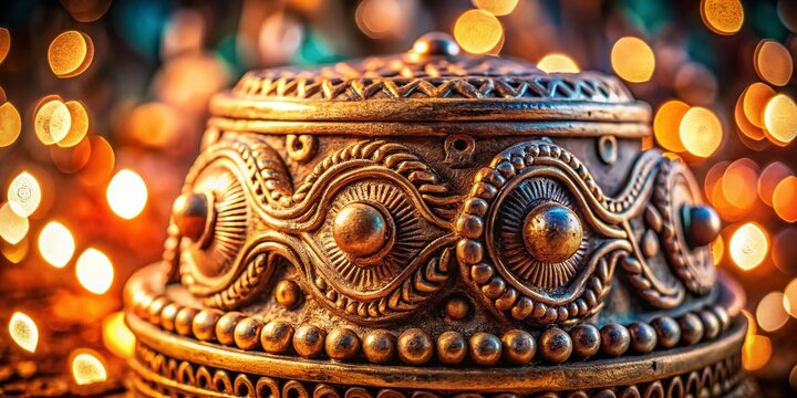 Macro Photography of Ancient Ugarit Artifacts - Capturing the Intricate Details of Ras Shamra's Historical Treasures in Stunning Close-Up Imagery
