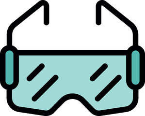 Protective glasses shielding eyes from hazards, essential personal protective equipment for workplace safety