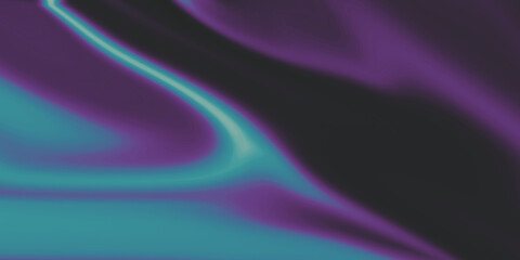 A vibrant, abstract background with flowing, iridescent waves of purple and teal.