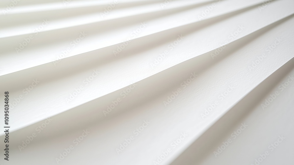 Poster smooth white paper with faint linear creases spread across the surface, capturing subtle textures an