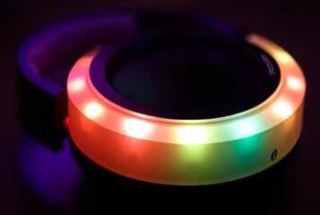 _ . Headphone Case Fade - A headphone case with LED lights, fadi