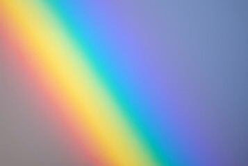A rainbow exhibiting a remarkable level of color saturation