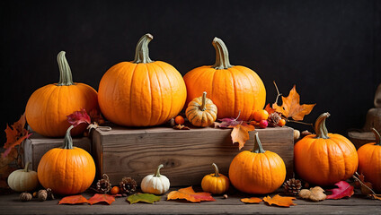 Charming Arrangement of Various Orange Produce