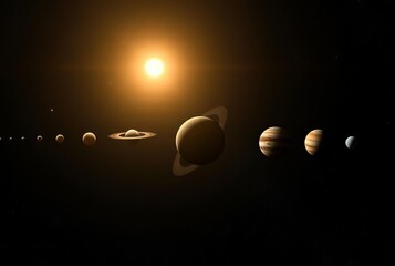 Planetary Alignment A rare alignment of planets in the solar sys