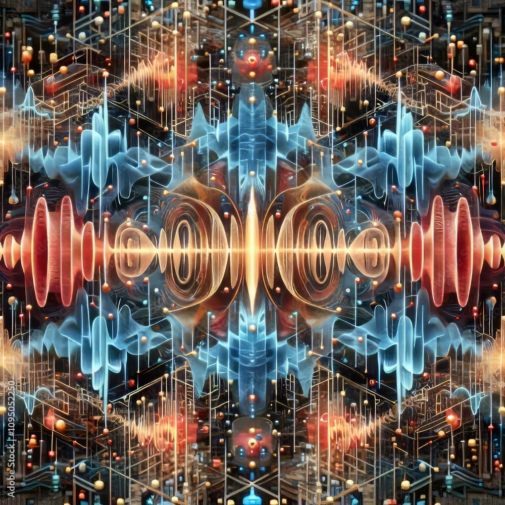 Poster complex waveforms illustrate more complex analog signals with mu