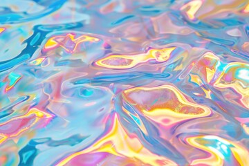 Fototapeta premium A detailed view of a vibrant fluid's surface