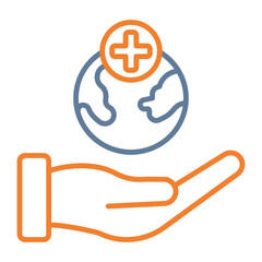 Global Aid Icon Design