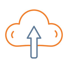 Cloud Upload Icon Design