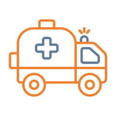 Fototapeta premium Ambulance Icon Design