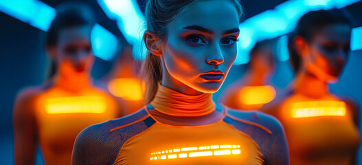 Athletes Wearing Advanced Smart Clothing That Adapts to Physical Activity Levels