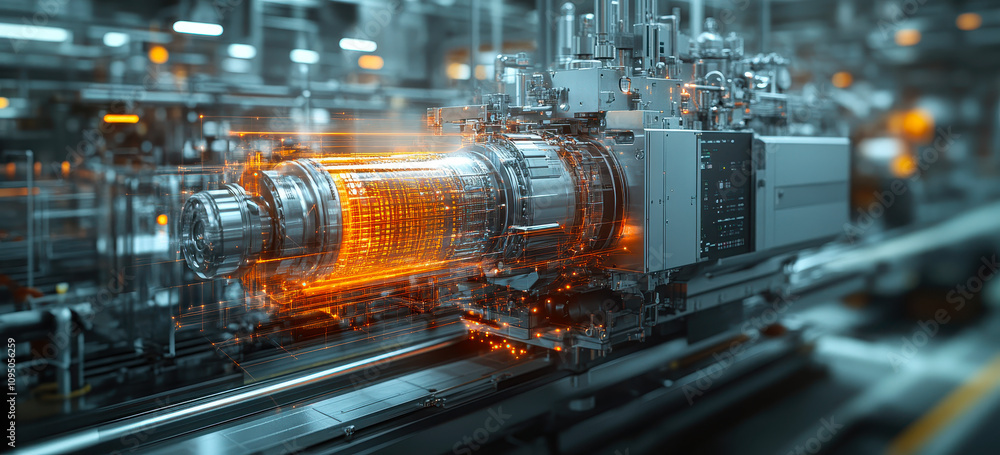 Aufkleber ai-driven predictive maintenance in industrial machinery for component optimization