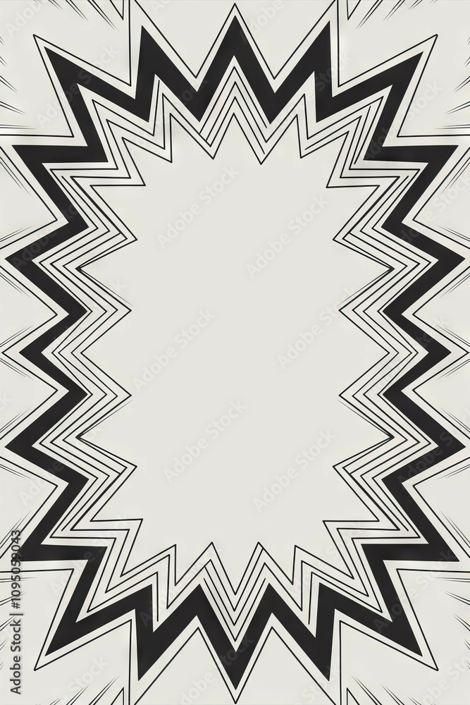 Aufkleber abstract starburst frame. bold geometric starburst design, perfect for adding visual impact. represe