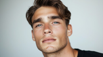 Fototapeta premium Stylish Young Man with a Charismatic Look