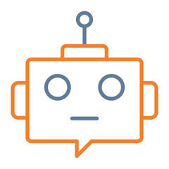 Ai Assistant Vector Icon Design