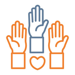 Volunteering Vector Icon Design