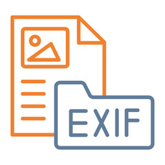 Exif Vector Icon Design