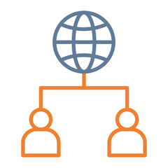 Networking Vector Icon Design