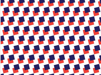 a white background with red and blue squares on the top