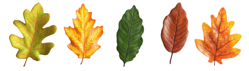 A collection of colorful autumn leaves showcasing nature's vibrant palette.