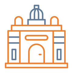 Obraz premium Palace Vector Icon Design