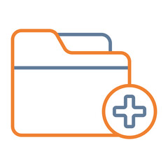Obraz premium New Folder Vector Icon Design