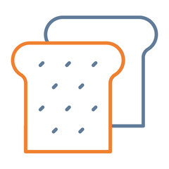 Bread Vector Icon Design