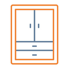 Wardrobe Vector Icon Design