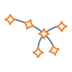Constellation Vector Icon Design