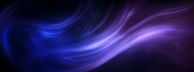 A purple and blue gradient swirl on a black background, with dark purple, purple, and a purple glow