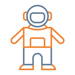 Space Suit Vector Icon Design