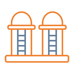 Silo Vector Icon Design